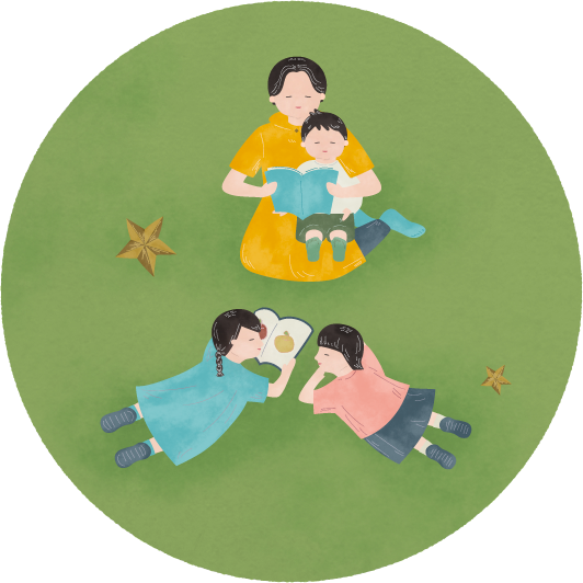 絵本のひろばのイラスト